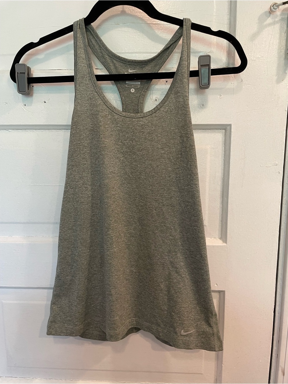 Nike Gray Racerback Tank Top Small